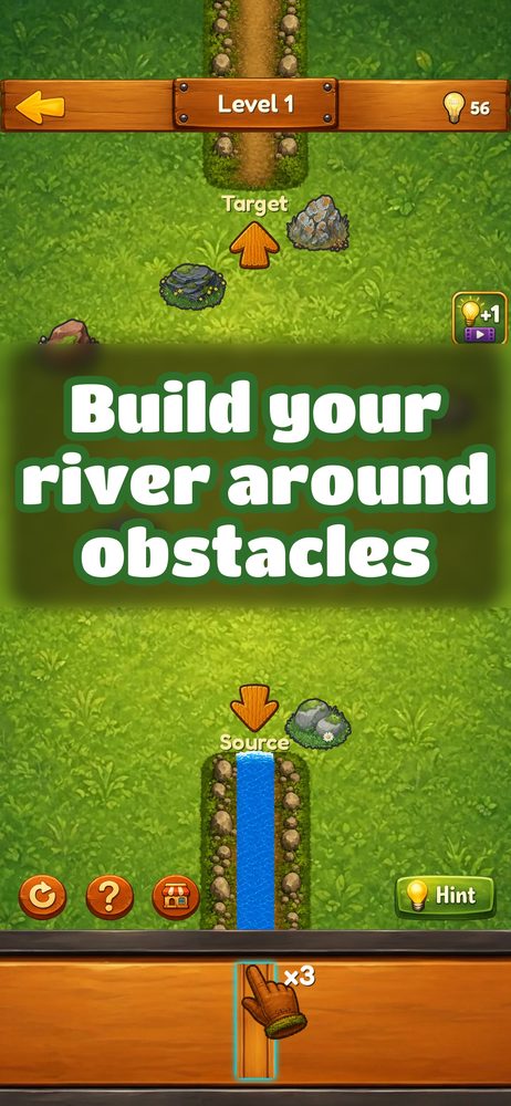 River Drift: Water Puzzle screenshot 1